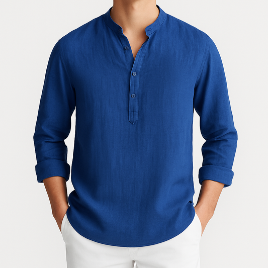 Relaxed Fit Long-Sleeve Shirt