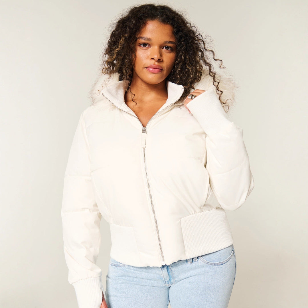 Warm Stylish Winter Hooded Jacket for Women