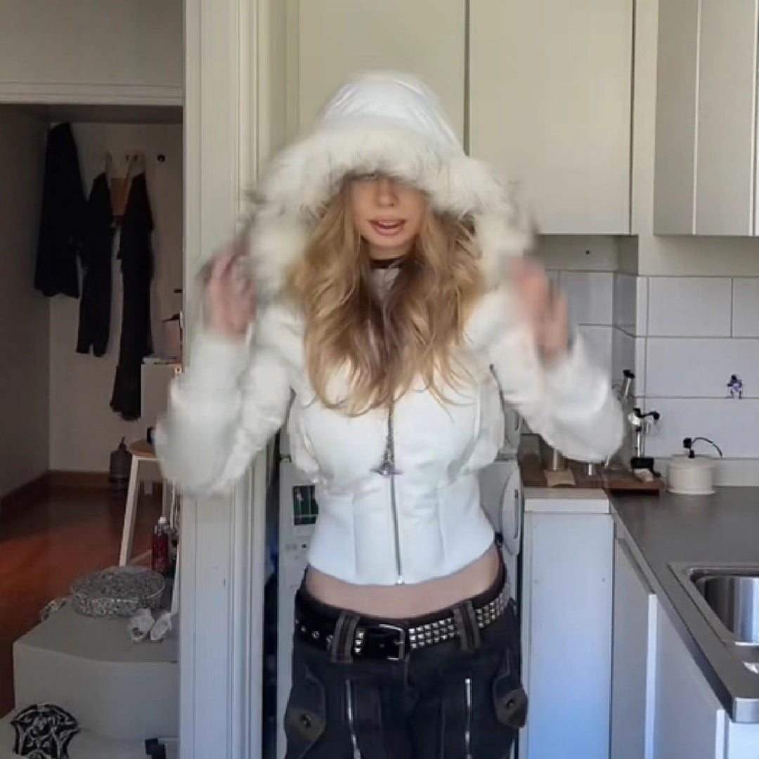 Warm Stylish Winter Hooded Jacket for Women