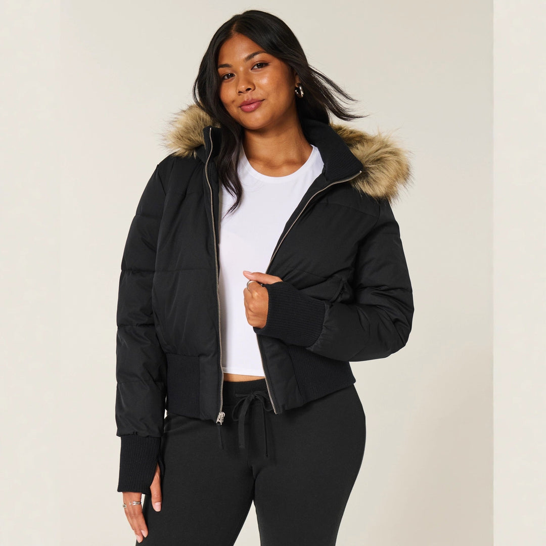 Warm Stylish Winter Hooded Jacket for Women