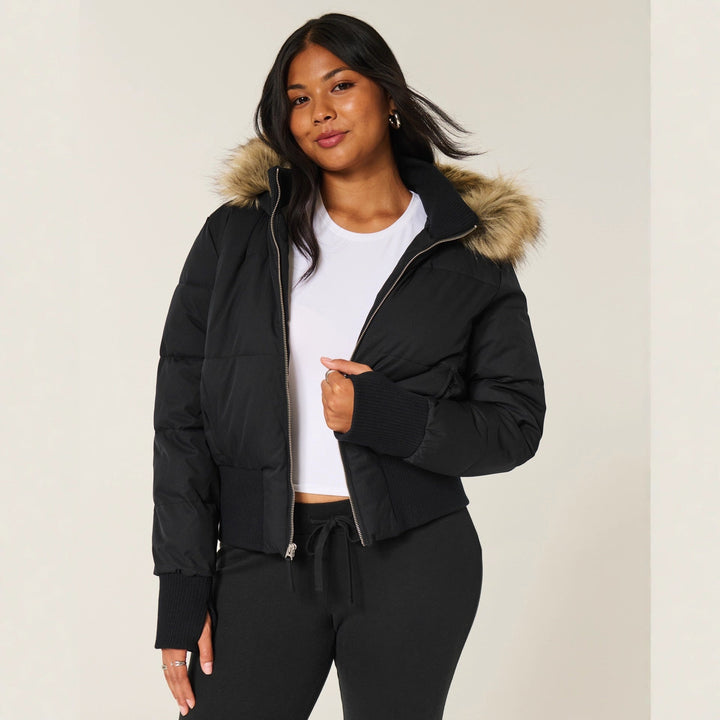 Warm Stylish Winter Hooded Jacket for Women