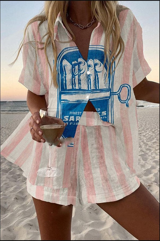 Relaxed Fit Linen Ensemble