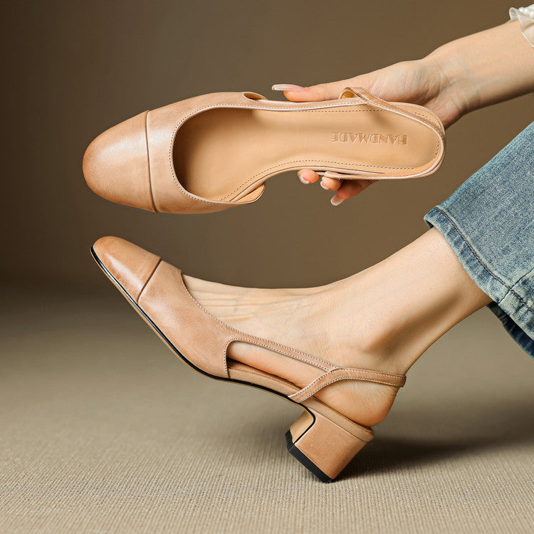 Genuine Leather Pumps