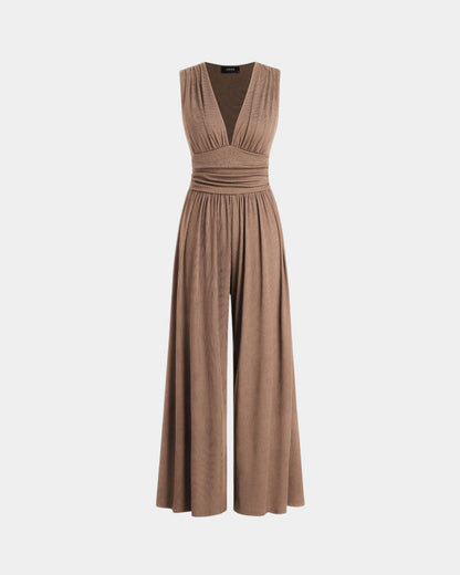 Sultana | Chic sleeveless wide-leg jumpsuit