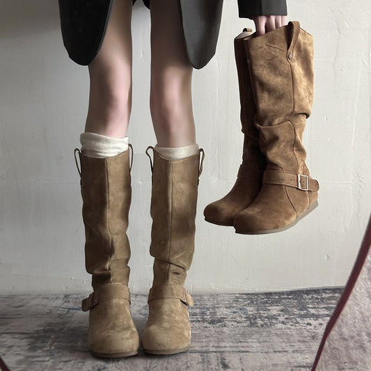 Flat Sole Orthopedic Boots