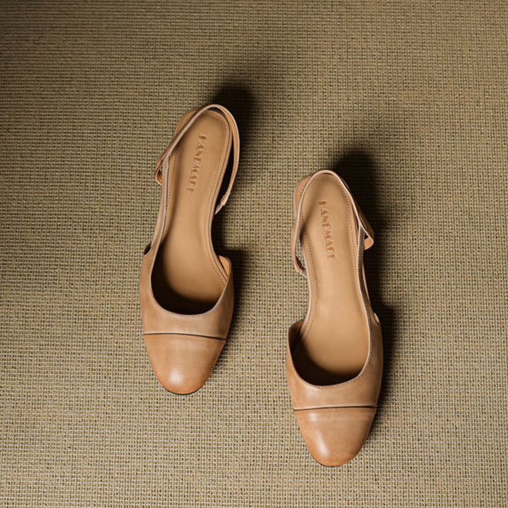 Zapatos de salón de cuero genuino