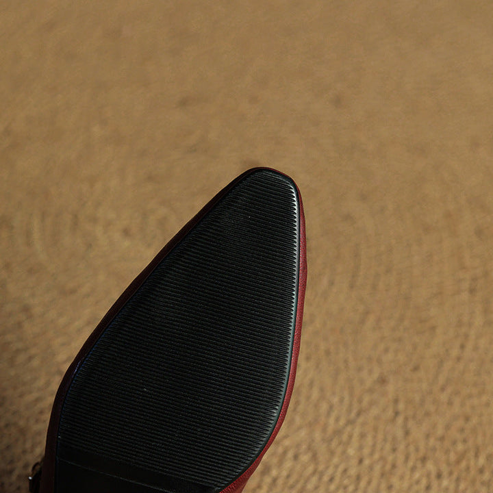 Vintage Leather Mules