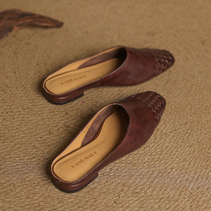 Breathable Leather Mules