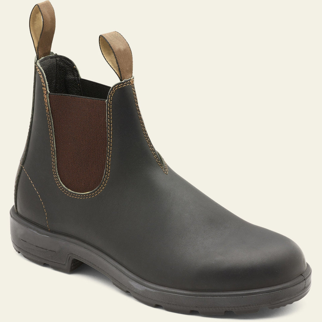 Men’s Leather Chelsea Boots with Pull Tab