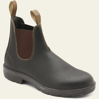 Men’s Leather Chelsea Boots with Pull Tab