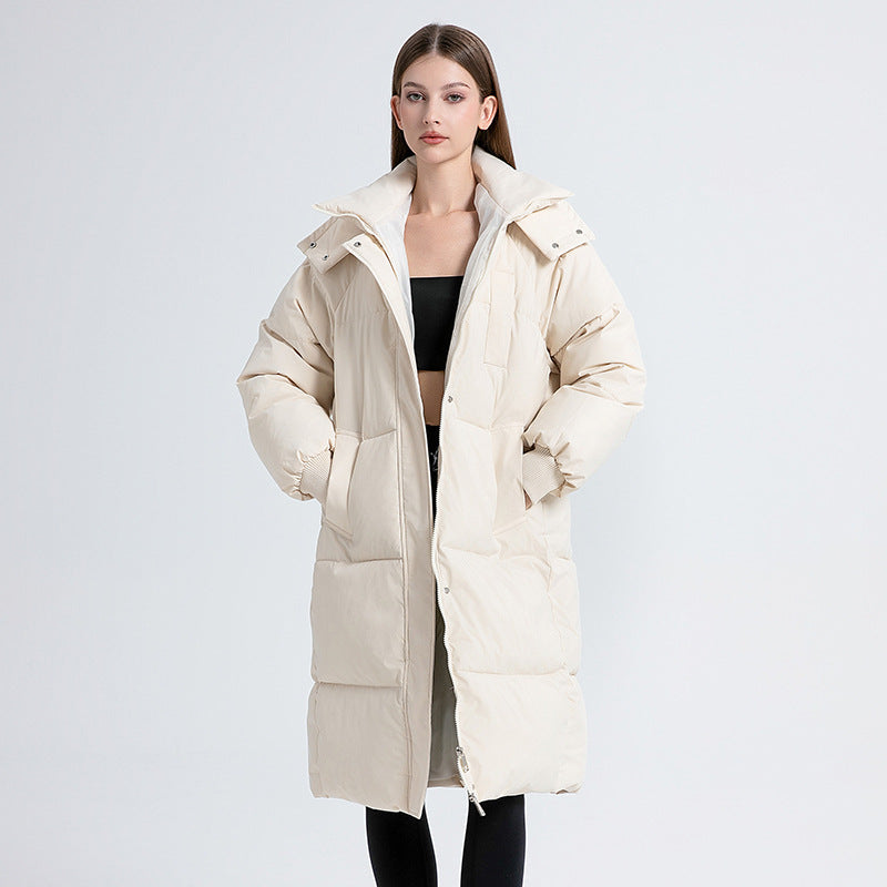 Classic Hooded Long Puffer Coat