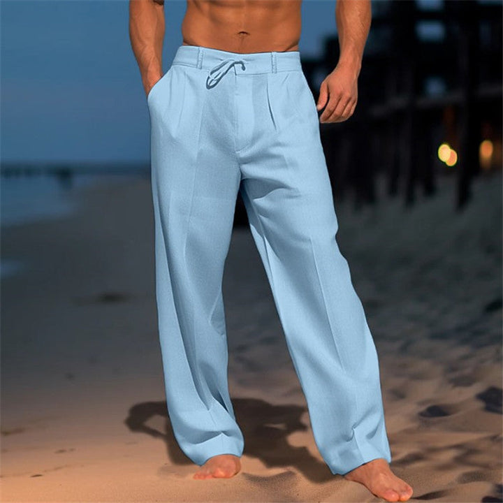 Men’s Spring Drawstring Relaxed Pants