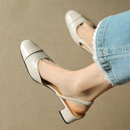 Genuine Leather Pumps