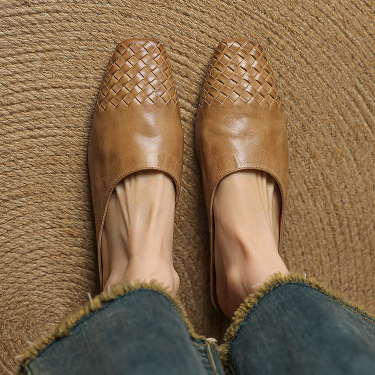 Breathable Leather Mules