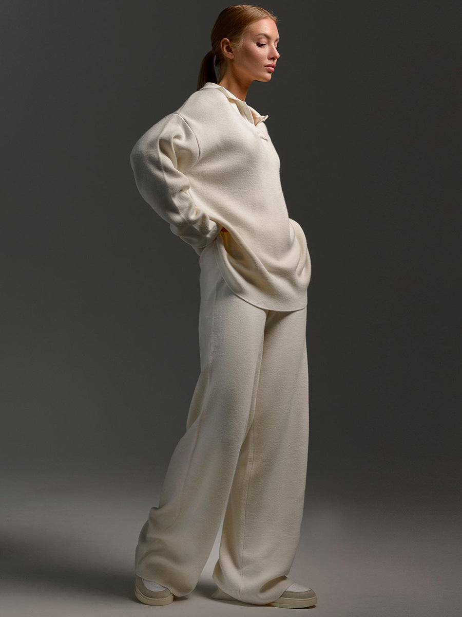 Conjunto de estar para mujer, ajuste holgado, invierno