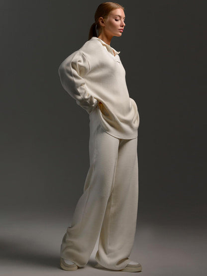 Conjunto de estar para mujer, ajuste holgado, invierno