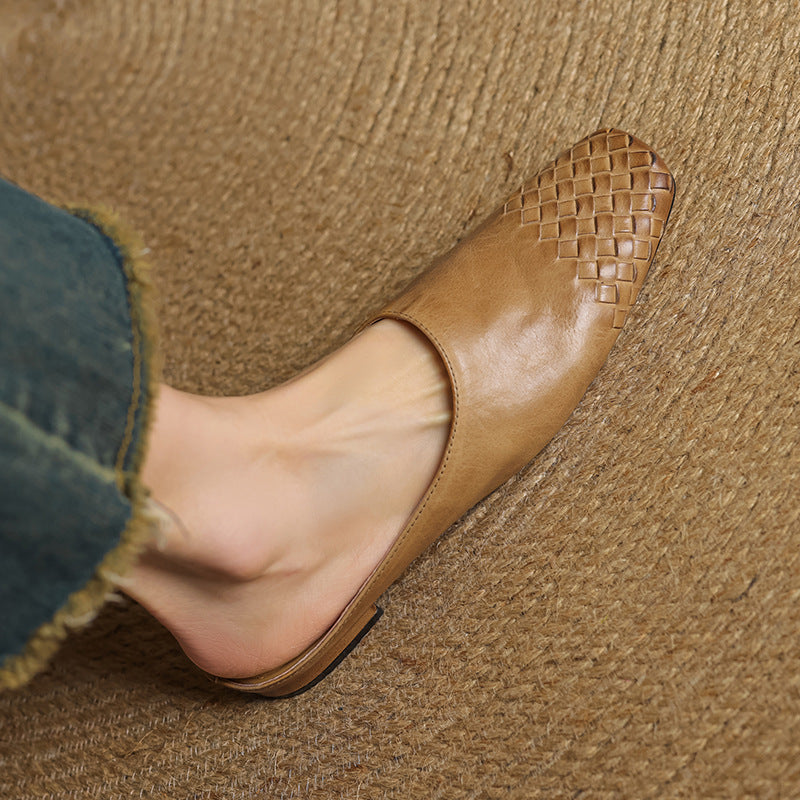 Breathable Leather Mules