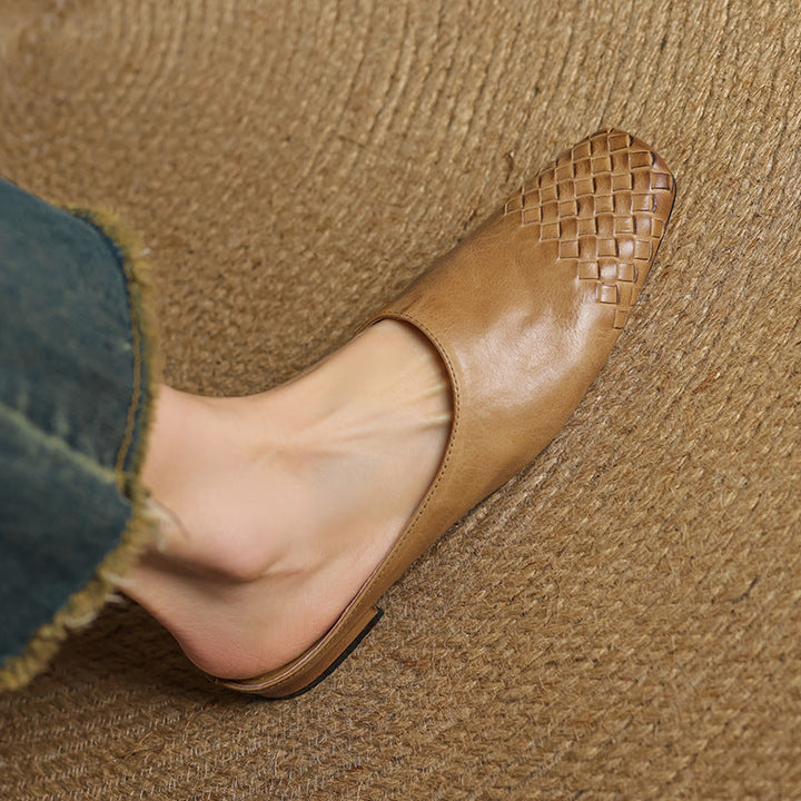 Breathable Leather Mules
