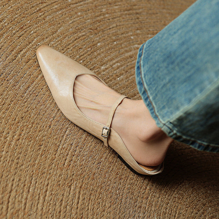 Vintage Leather Mules