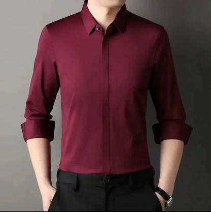 Sharp and Simple Iron-Free Shirt