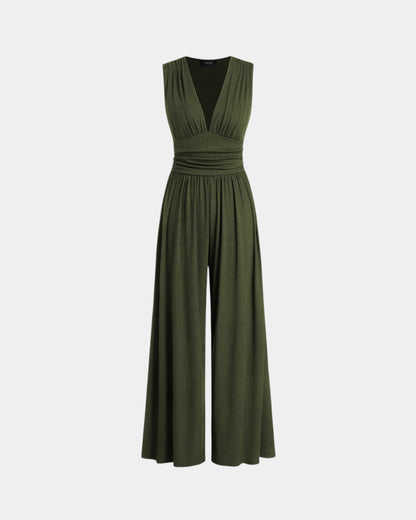 Sultana | Chic sleeveless wide-leg jumpsuit