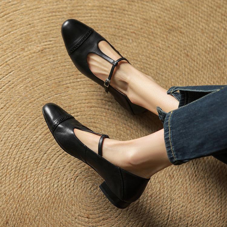 Genuine Leather Flats