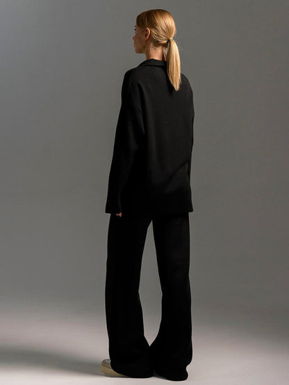 Conjunto de estar para mujer, ajuste holgado, invierno