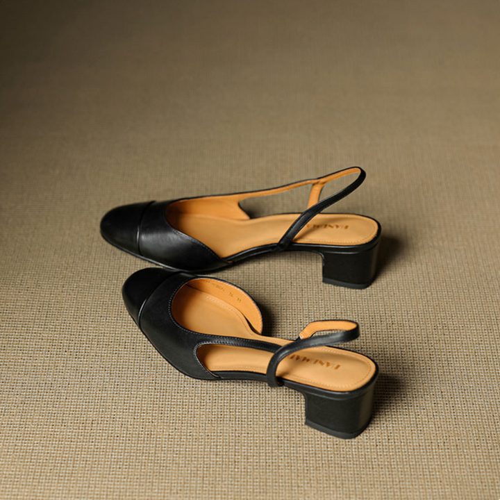 Zapatos de salón de cuero genuino