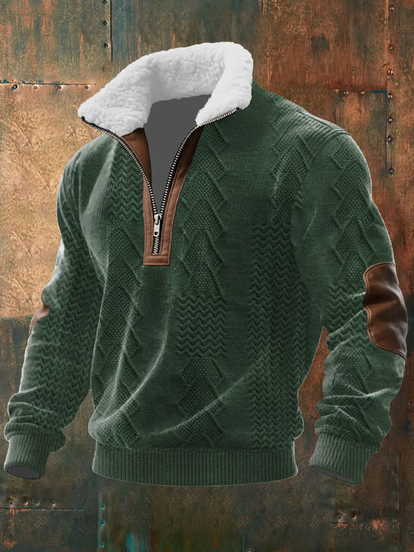 Relaxed Fit Fleece Lined Jacket
