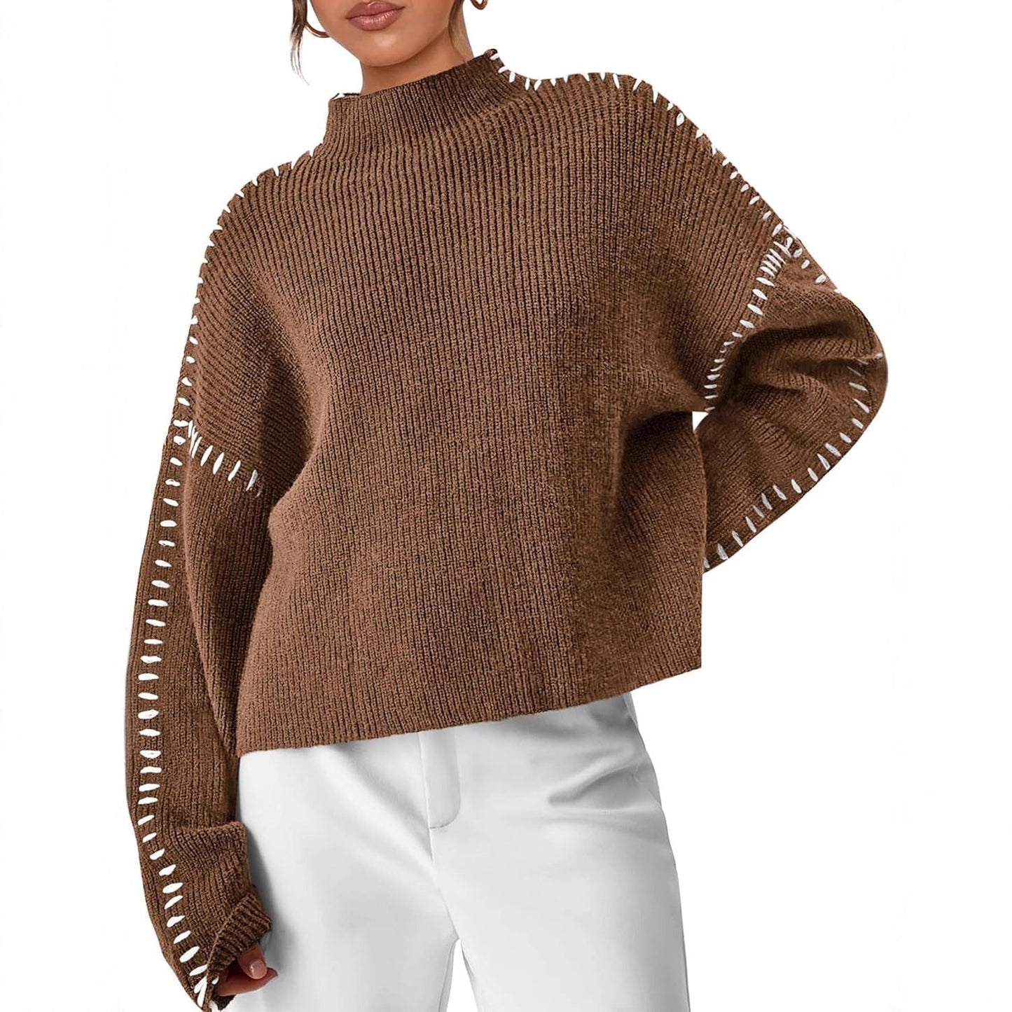 Minimalist Cozy Crewneck Sweater