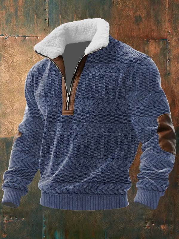 Elegant Sherpa Collar Jacket