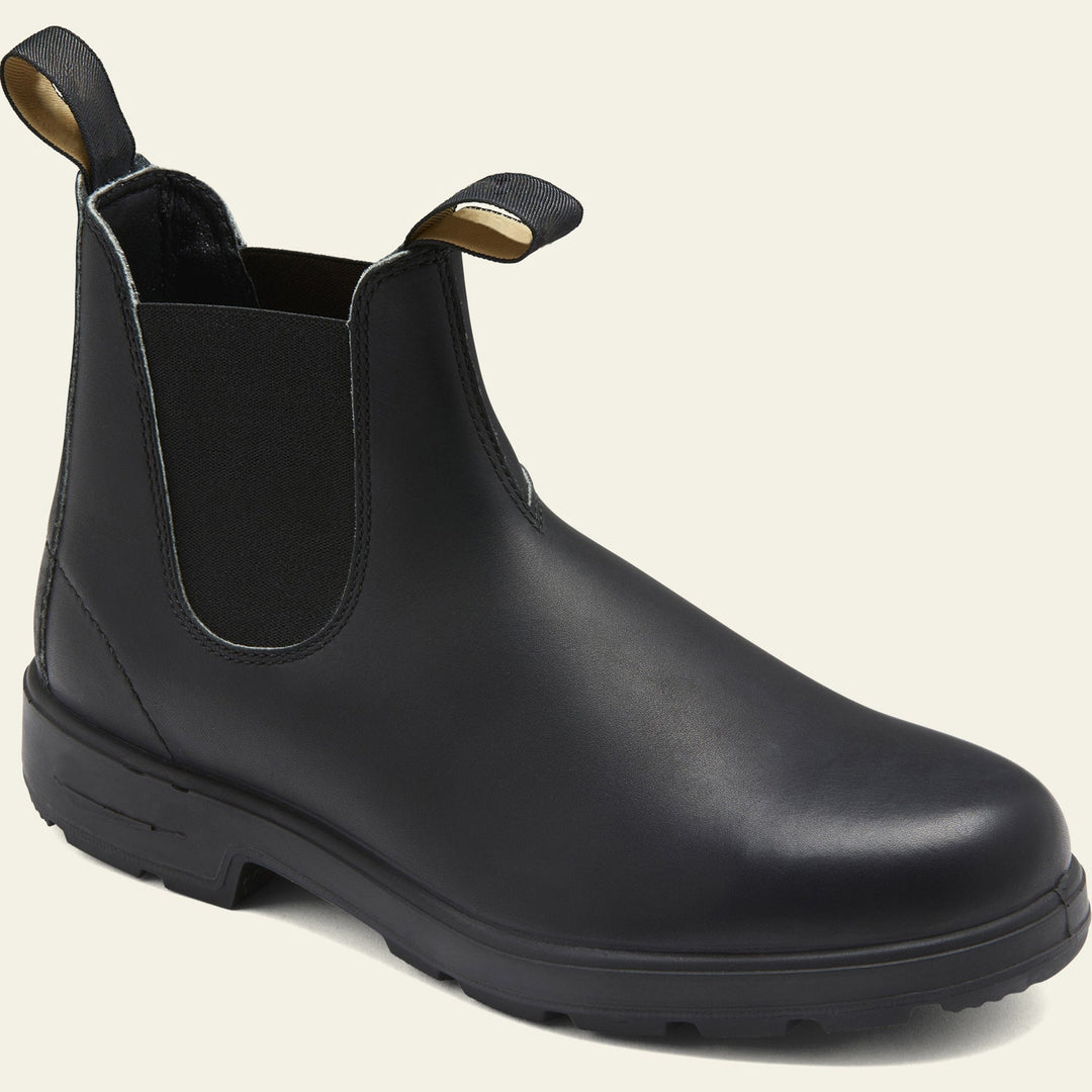 Men’s Leather Chelsea Boots with Pull Tab