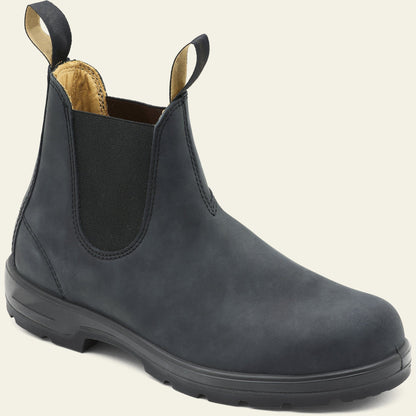 Men’s Leather Chelsea Boots with Pull Tab