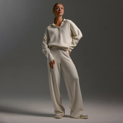 Conjunto de estar para mujer, ajuste holgado, invierno