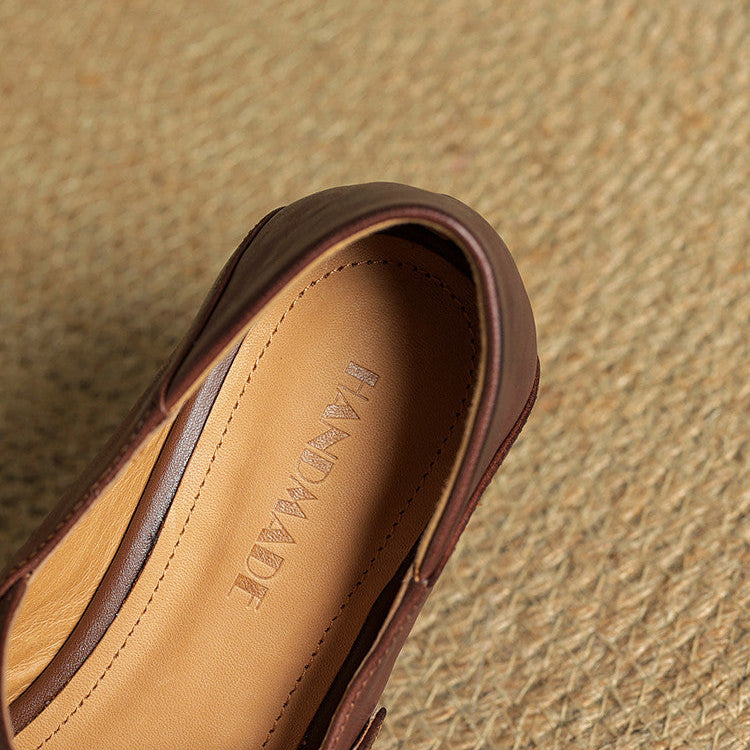 Genuine Leather Flats