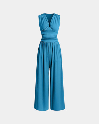 Sultana | Chic sleeveless wide-leg jumpsuit