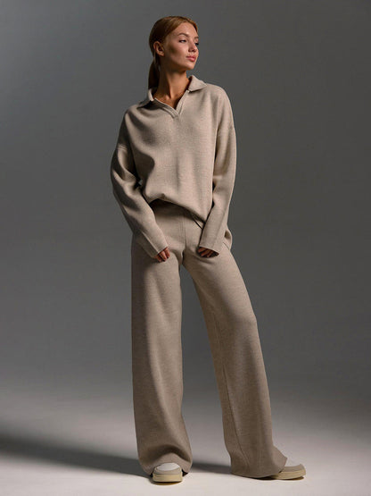 Conjunto de estar para mujer, ajuste holgado, invierno