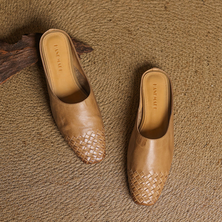 Breathable Leather Mules