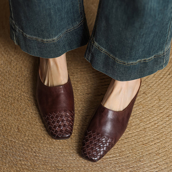 Breathable Leather Mules