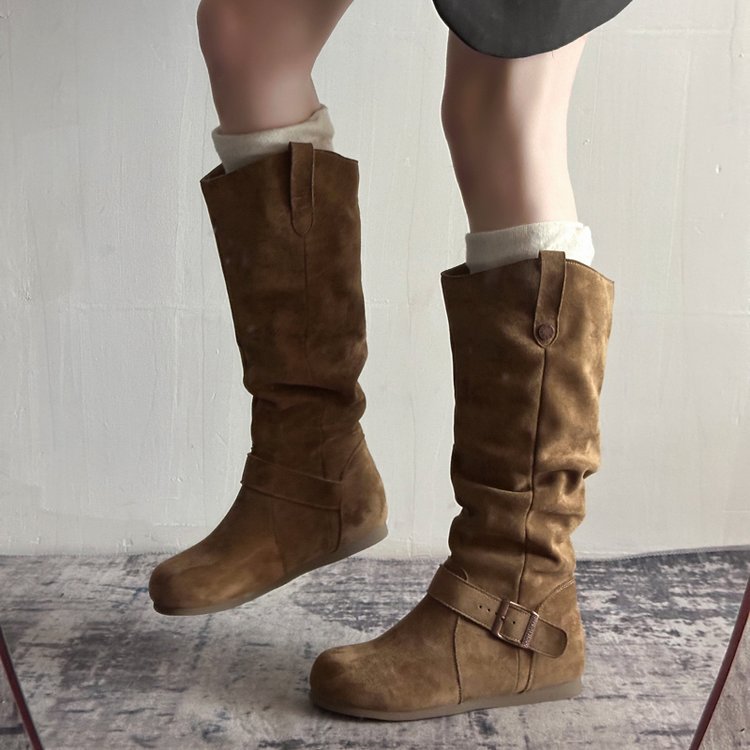 Flat Sole Orthopedic Boots