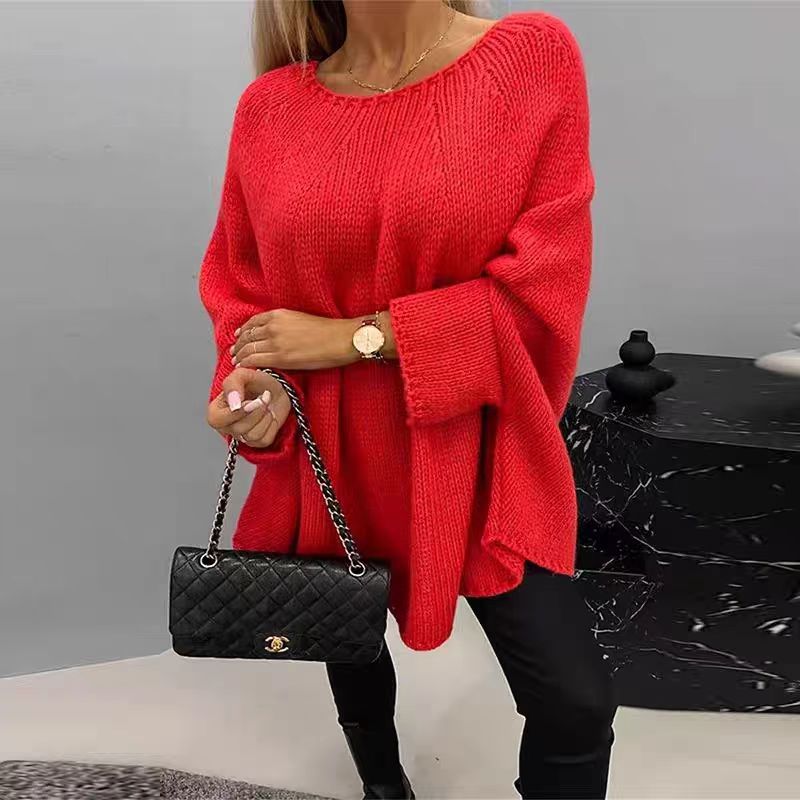 Women’s Winter Loose-Fit Knitted Sweater