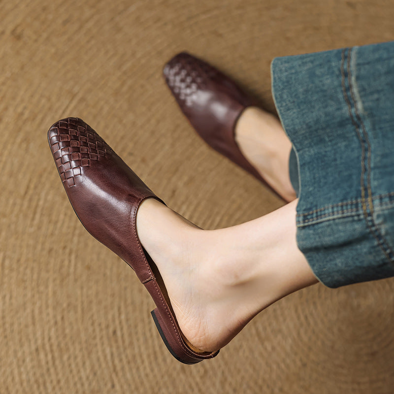 Breathable Leather Mules