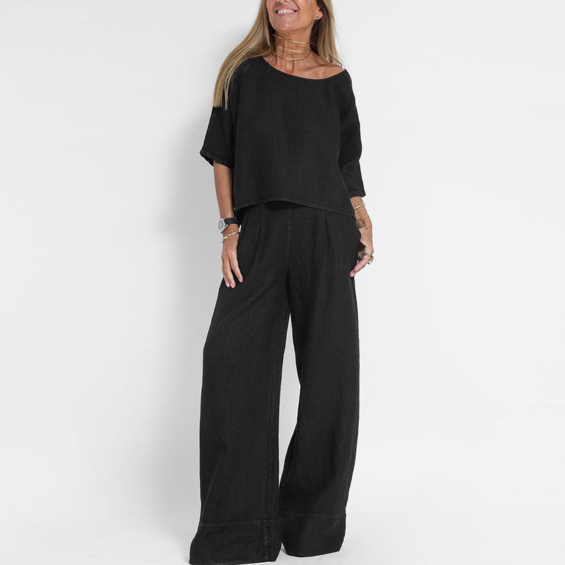 Comfortable Loose Fit Matching Outfit for Women