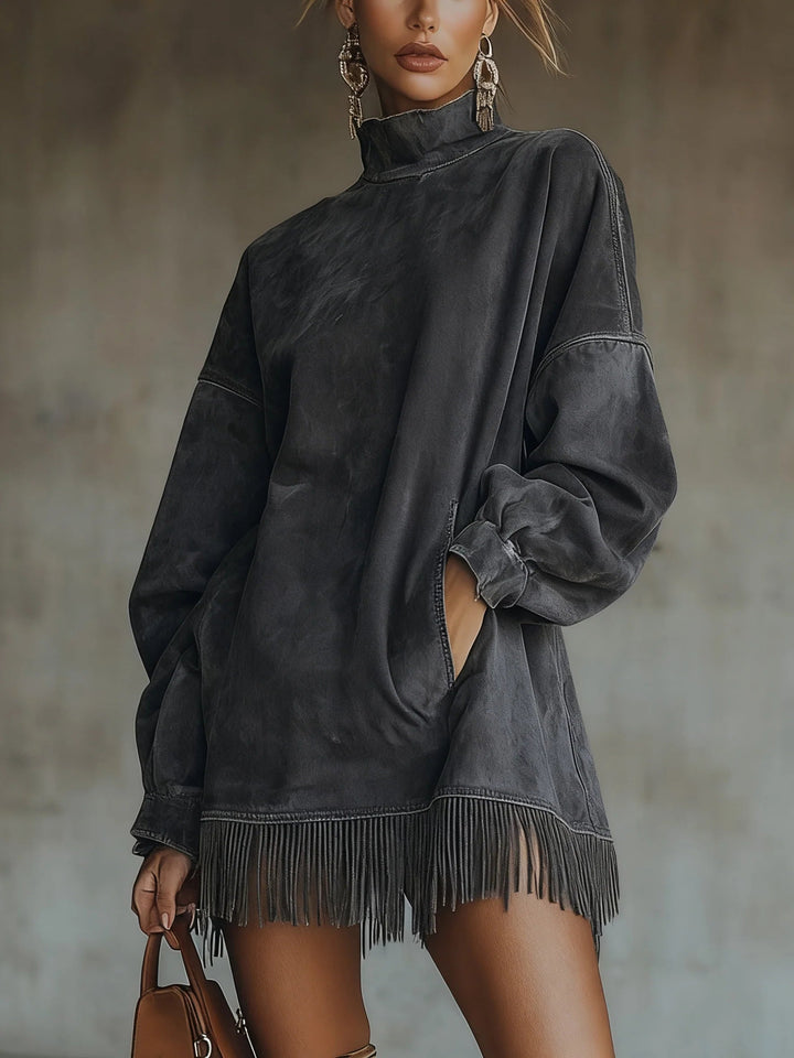 Cozy Fringe Dress