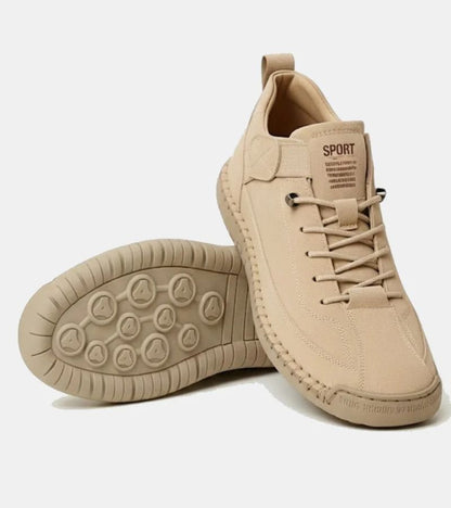 Kevara - Zapatillas de cuero de puntera ancha