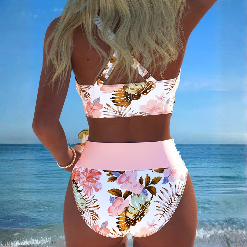 GABRIELLA | FLORAL CONTRAST BIKINI