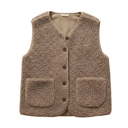 Women’s Spring Casual Warm Sherpa Vest