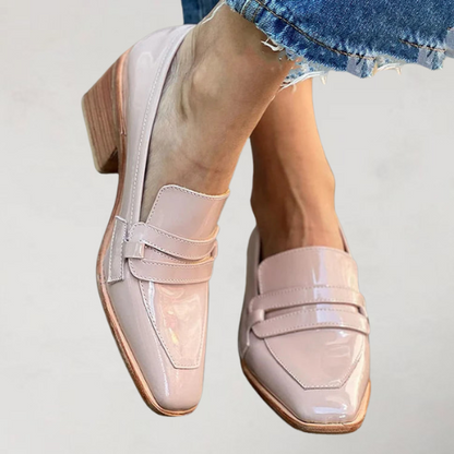 Pink Real Leather Loafer