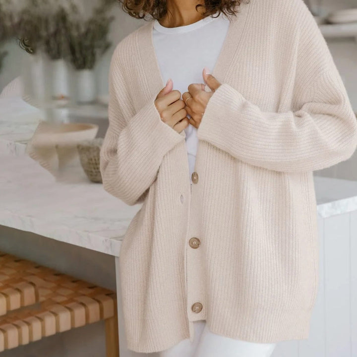 Women’s Cozy Loose-Fit Long Sleeve Winter Cardigan