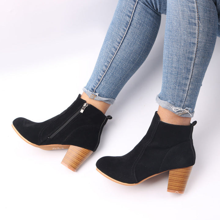 Women’s Casual High Heel Ankle Boots